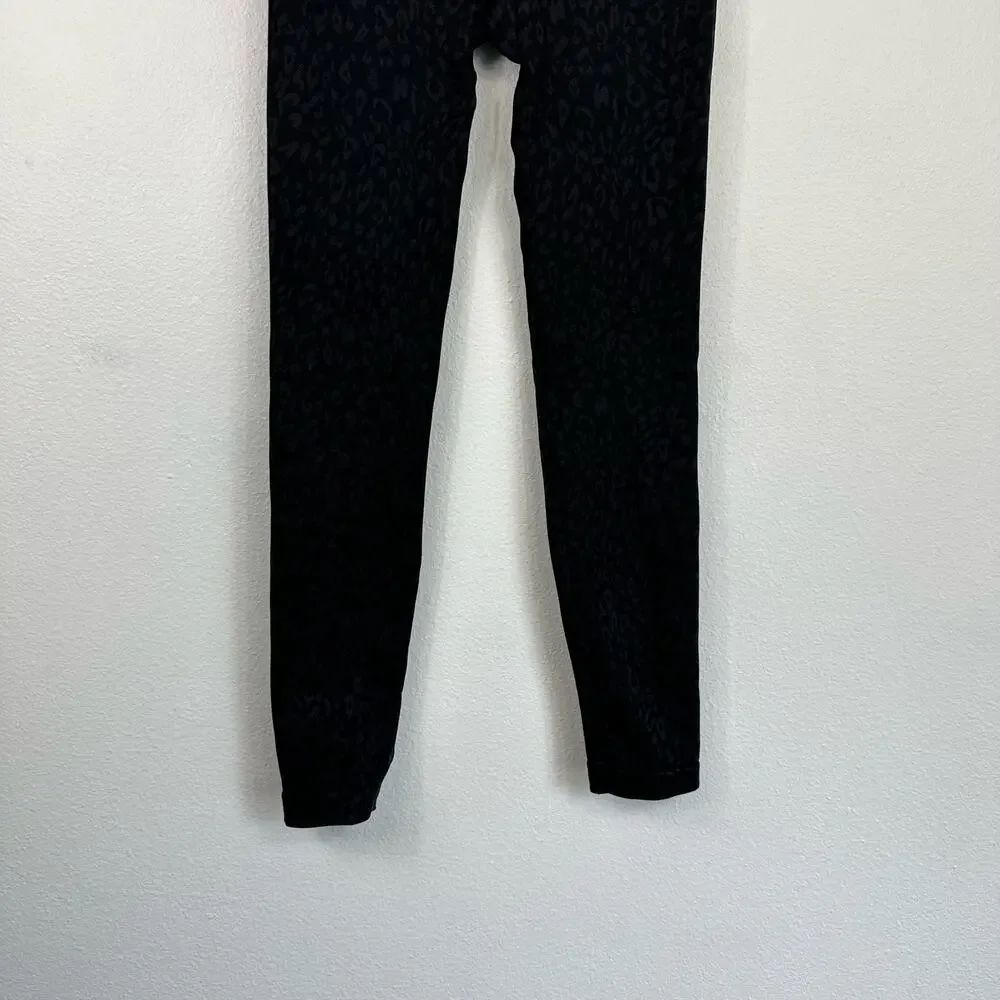 Spanx Seamless Leggings Dark Leopard Small